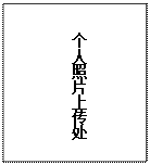 文本框: 個人照片上傳處 